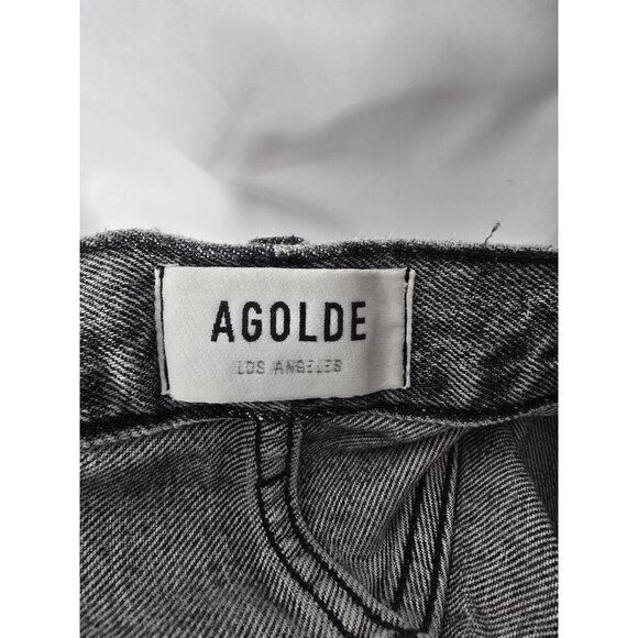 Agolde Jeans Womens Grey Denim 90’s Crop Size 28- READ INFO - Picture 12 of 16